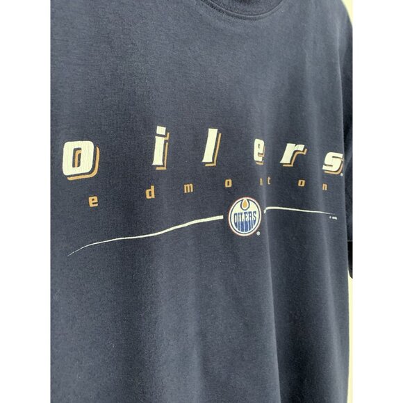Vintage Oilers Shirt Men’s Large Edmonton Oilers T-shirt - Picture 3 of 7